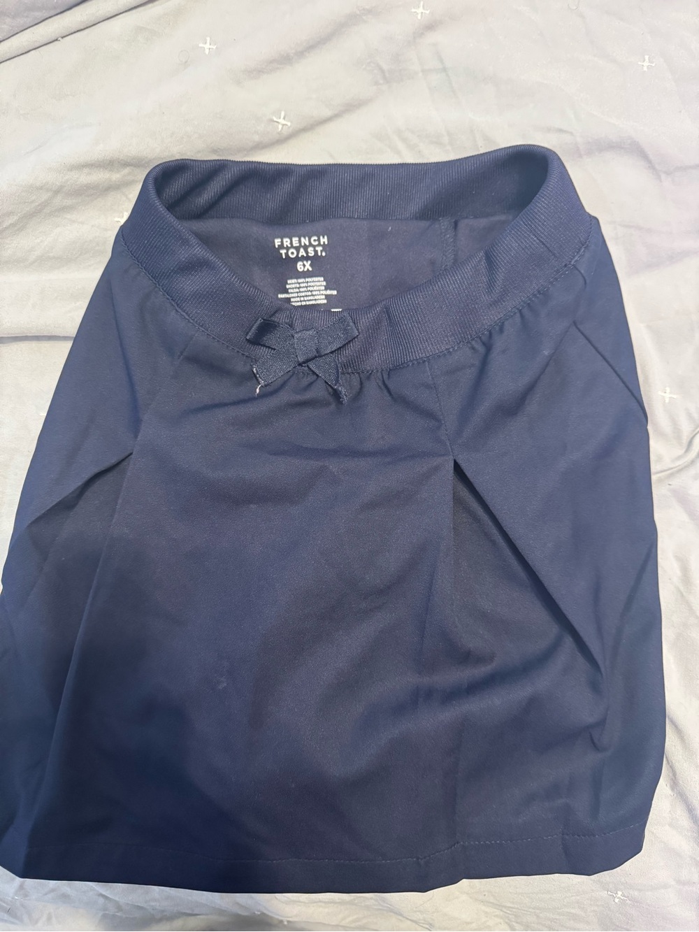 French Toast Navy Blue Girls Skort - 6X